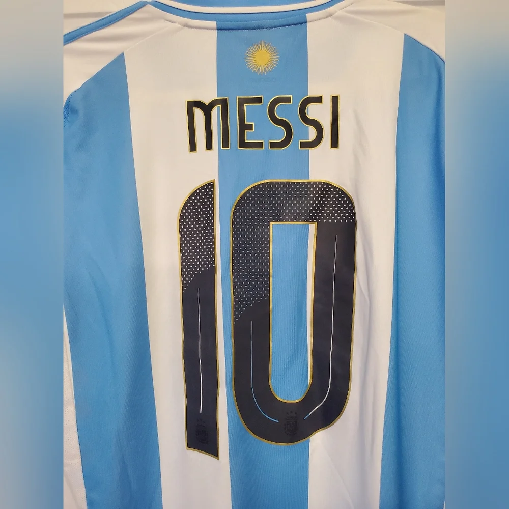 Adidas Argentina 2024 Messi 10 Home Jersey AFA Copa America Men Size Large
